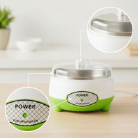 DIY Automatic Yogurt Maker Compact Yogurt Maker with Transparent Lid Countertop Appliance for Beginners, Families, Kitchen, Home