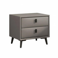 Minimalist design Two-Drawer End Table Modern Design Nightstand Space-Saving Storage Furniture space-efficient Size for Apartment Dwellers, homeowners, Bedroom, Small areas, Dorm Room, Entryway