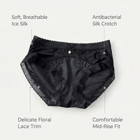 Underwear Women with Seamless Design and Crotch Lining, Knickers Moisture Wicking for Gym and Running, Lightweight Ladies