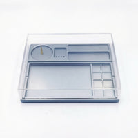 Watch Parts Tray with Cover Watch Repair Tray with Lid Practical Compartmented Storage Box for Hobbyists