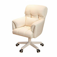 Plush Comfort plush Vanity Chair Curved Backrest plush Vanity Seat Stylish Design Seating Furniture dense Foam padding for Girls, Students, Home Workers, Makeup Area, Bedroom, changing area, Small Spaces