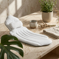 Bathtub Reclining Cushion Padded Full Body Bath Pillow Contoured