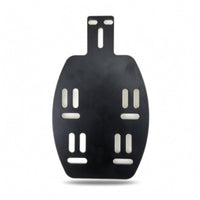 Rear Trunk Support Plate Black Cargo Box Support Plate Rear Cargo Rack Slotted Flat for Cyclists, Electric Bicycles