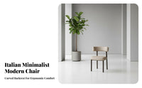 Minimalist Design Upholstered Side Chair with Curved Back Comfortable Padded Seat Kitchen Seating Anti-Slip Feet Household Furniture Long-Lasting Frame for Restaurant Owners, Interior Designers, Homeowners, Dining Room, Cafe, Home Office, Reading Nook