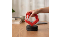Grip Training Handle with Mounting Post Rigid Strength Training Handle Hand Gripper Adjustable Exerciser Non-Slip for Climbers