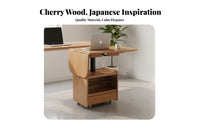 1 Piece Lift Surface Table Solid Wood Folding Dining Table Cart Foldable Convertible Multi-functional Ergonomic Adjustable Height Remote Workstation Suitable for Homeowners Small Areas Living Room
