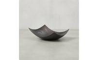 Aluminum Tray Decorative Irregular Metal Bowl Shallow Brushed Metal Tray for Tabletop, Coffee Table, Dining Room