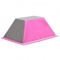 Flat Top Trapezoid Balance Block Wide Base Gymnastics Block Stitched Seams Mind-Body Practice Brick Gray