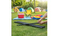 2 Pieces Tent Vestibule Pole Thickened Sturdy Duty Shelter Pole Sturdy Metal Tip Anti-Slip Base for Campers