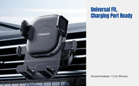 Universal Car Phone Holder, Suction Air Vent Installation, Wide Compatibility