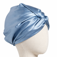 Fully Silk Bonnet for Sleeping Women, 19 Momme Double Layer Cap with Elastic Band, Pure Protection for Ladies