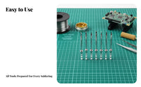 Rapid Heating Smart Soldering Iron OLED Display Portable Electric Soldering Iron Turbo Mode for Hobbyists, Engineers, Fieldwork