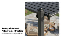 Aluminum Frame Pavilion Waterproof Solid Roof Gazebo Sun Protection Outdoor Shelter for Homeowners, Entertainers, Courtyard, Backyard, Poolside