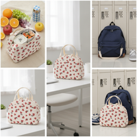 Insulated Lunch Bag for Outdoor Picnic Office School - Large Capacity Portable Meal Prep Tote