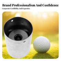 Long-Lasting Golf Hole Cup Practice Anytime Stainless Steel Golf Cup Drainage Holes for Backyard