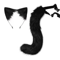 Faux Hair Tail with Adjustable Strap Soft Faux Hair Tail Lightweight Cosplay Accessory for Cosplayers
