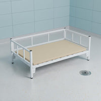 Year-Round Elevated Dog Bed Chew Resistant Raised Pet Cot Raised the Ground for Small Dogs, Cats