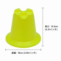 Color Cone Training Cone Triangular Marker PE 10cm For Soccer Practice