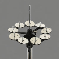 hatHat Bell with Clamp Mount Compact Drum Cymbals Bell Metal Percussion Accessory for Drummers