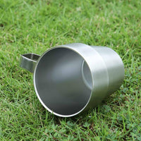 4 Cups Double Insulated Mug Heat-Resistant Stainless Steel Mug Mirror Finish Stainless Steel Cup for Barbecue