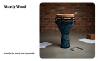 Mechanical Tuning Mechanically Tuned Djembe Easy to Learn Percussion Instrument Rich Sound Hand Drum Bright Tone for Beginners, Musicians, Music Class, Performances, Jam Sessions, Outdoor Gatherings