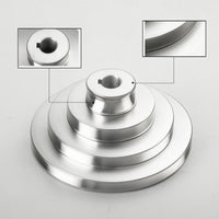 Stepped Belt Pulley Machined Stepped Pulley with Keyway Long-Lasting