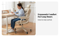 Ergonomic Design Adjustable Swivel Desk Chair Sturdy Construction children's Furniture Easy Assembly Study Seat Reclining Backrest for Students, Teenagers, Teens, Bedroom, Home