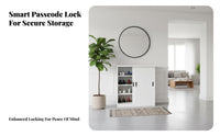 Large Capacity Multi-Door Shoe locking mechanismer code-operated locking mechanism Entryway Cabinet particleproof Storage Furniture long-lasting Construction for Apartment Dwellers, homeowners, Families, Hallway, Corridor, Living Room, Closet