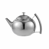 Stainless Steel Teapot Built Internal Mesh Strainer Teapot Easy to Clean Drinkware for Restaurant Owners