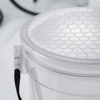 Car Wash Bucket Compact Lidded Bucket Easy to Store