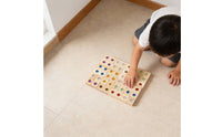 Wooden Gemstone Blocks Wood Acrylic Gem Blocks Smooth Edges Educational Toy for Kids, Preschoolers, Kindergarten