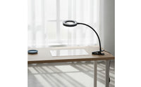 Attachable Lamp Flexible Gooseneck Lamp with Clip Handsunrestricted