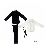 1/6 Scale Male Suit Miniature Formal Wear Collectible Accessory for Collectors