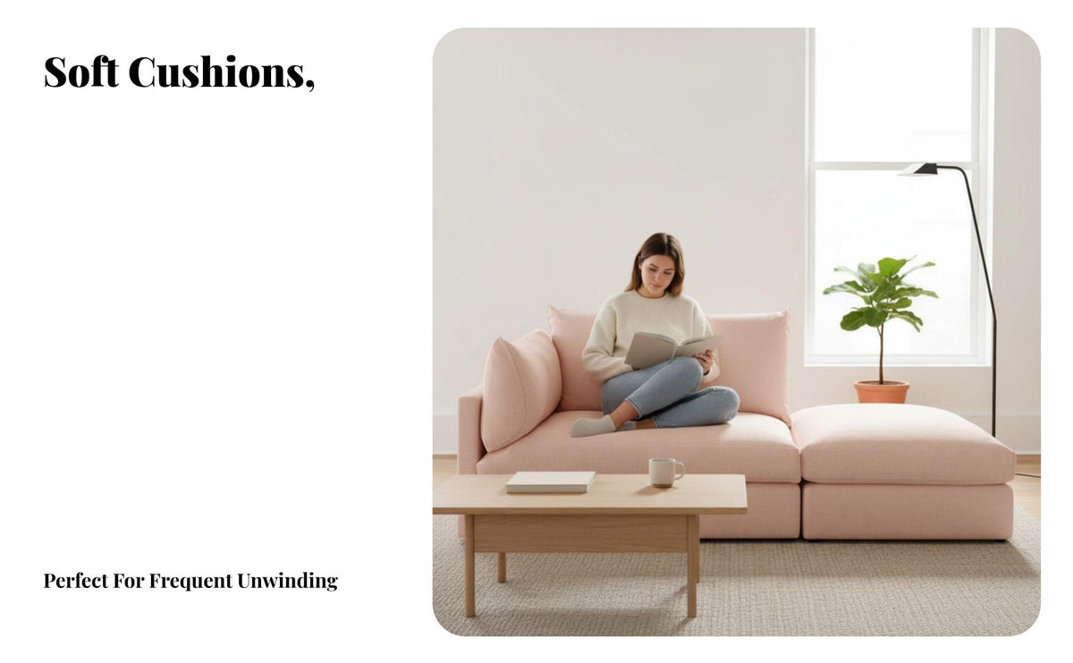 space-efficient 2-Seater Sofa Japanese and design Upholstered 2-Seater Space-Saving Loveseat for Apartment Dwellers, Young Adults, Bedroom, Studio, Home Office