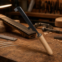 Guitar Fret Slot Cleaning Saw Guitar Fret Slot Saw with Wooden Handle Manual Luthier Tool for Fretwork