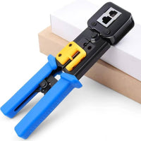 Network Cable Crimping Tool Reliable Modular Kit for Amateur Technicians