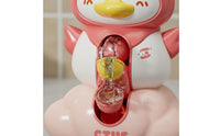 Battery Battery-Less Duck Water Wheel Toy Rotating Waterfall Bath Toy for Babies, Toddlers, Kids, Bathtub, Bathroom