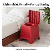 Bedside Commode Stool Portable Bedside Commode Chair Lightweight for Elderly