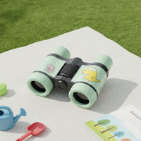 Handheld 4x30 Binoculars Compact Cartoon Binoculars Lightweight Optics Portable for Children, Toddlers, Adventurers, Outdoor Play, Nature Walks, Backyard