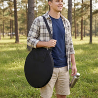 Privacy Tent Storage Bag Heavy-Duty Zippers Portable Shower Tent Bag External Pocket Camping Accessory for Beach