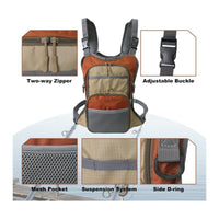 Multifunctional Wear-Resistant Fishing Chest Pack for Outdoor Running and Hiking