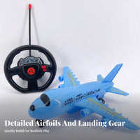 RC Passenger Plane Toy Gift Box Packaging Remote Control Airplane Easy to Toy Plane Driver Able Model Airplane for Children, Kids, Night Flying
