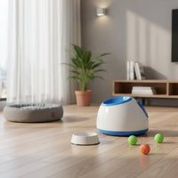 Independent Play Adjustable Dog Ball Launcher Indoor Outdoor Use Automatic Dog Ball Launcher Exercise Training Automatic Fetch Toy Portable for Dogs