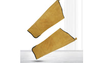 Leather Soldering Sleeves Suede Soldering Arm Sleeves Long Adjustable for Welders, Metalwork, Workshop