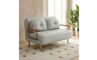 Folding Sofa Bed Padded Sofa with Pull out Bed Fold out Floor Couch Sleek Space-Saving for Guests, Small Apartments