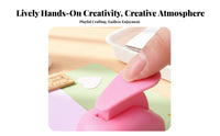 Mini Shape Pattern Cutter Set DIY Projects Miniature Pattern Cutter Effort-Saving Easy to Use for Children