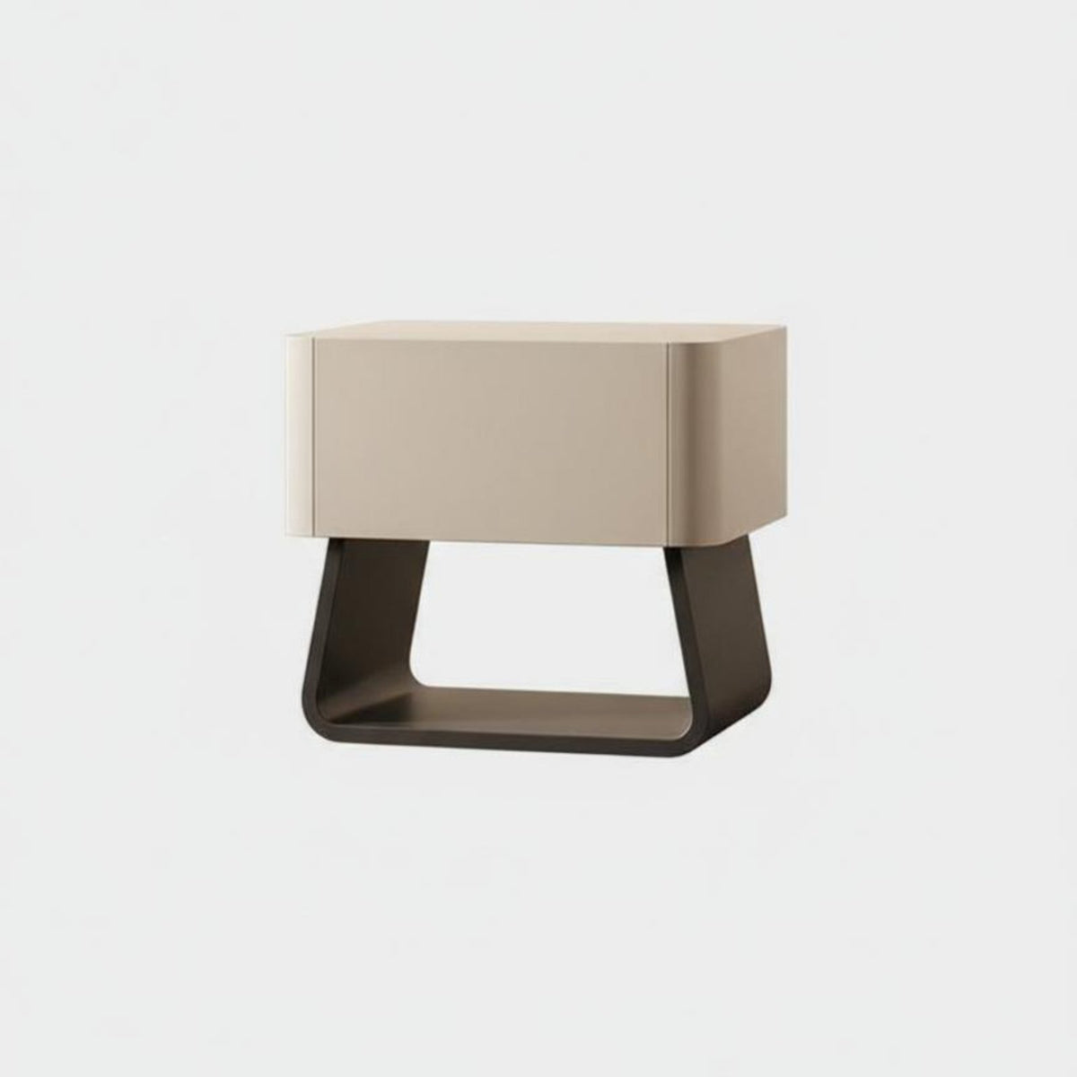 Italian type Storage Nightstand Minimalist Design Shaped Bedside Cabinet Modern Aesthetic Bedroom Furniture long-lasting Construction for Homeowners, Apartment Dwellers, Students, Small Spaces, Entryway