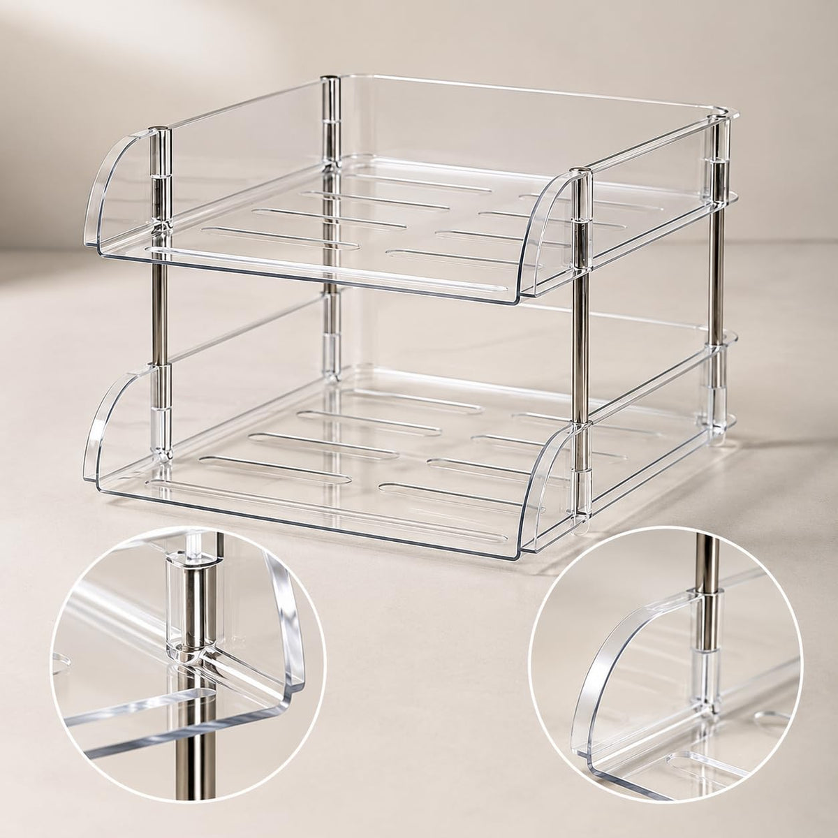 desktop storage rack