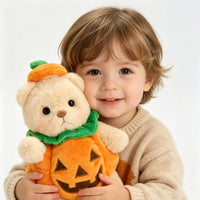Halloween Pumpkin Bear Plush Toy