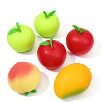 6 Pieces Slow-Rising Squishy Squeezable Squishy Toy Food Press Toy Super Soft Fidget Toys Sensory for Office, Classroom